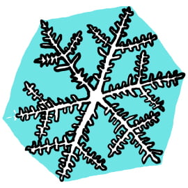 雪結晶イラスト