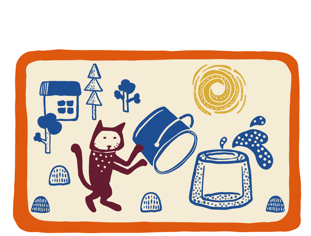 翌朝、氷が凍ってたら、逆さまにして、氷を出します。中心の凍りきらなかった水は捨てちゃいます。