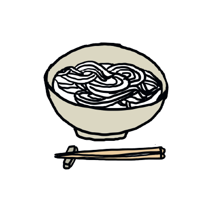 しもかわうどん祭りイラスト